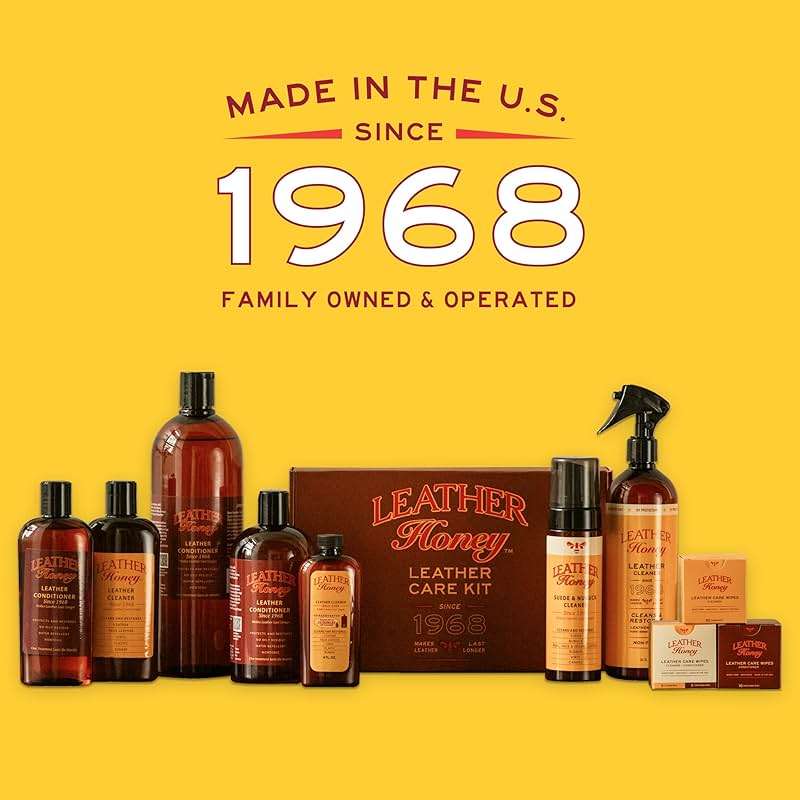 Leather Honey Leather Conditioner, Since 1968. For All Leather Items Including Auto, Furniture, Shoes, Purses and Tack. Non-Toxic and Made in the USA / 8 Fl Oz (Pack of 1) - Image 4