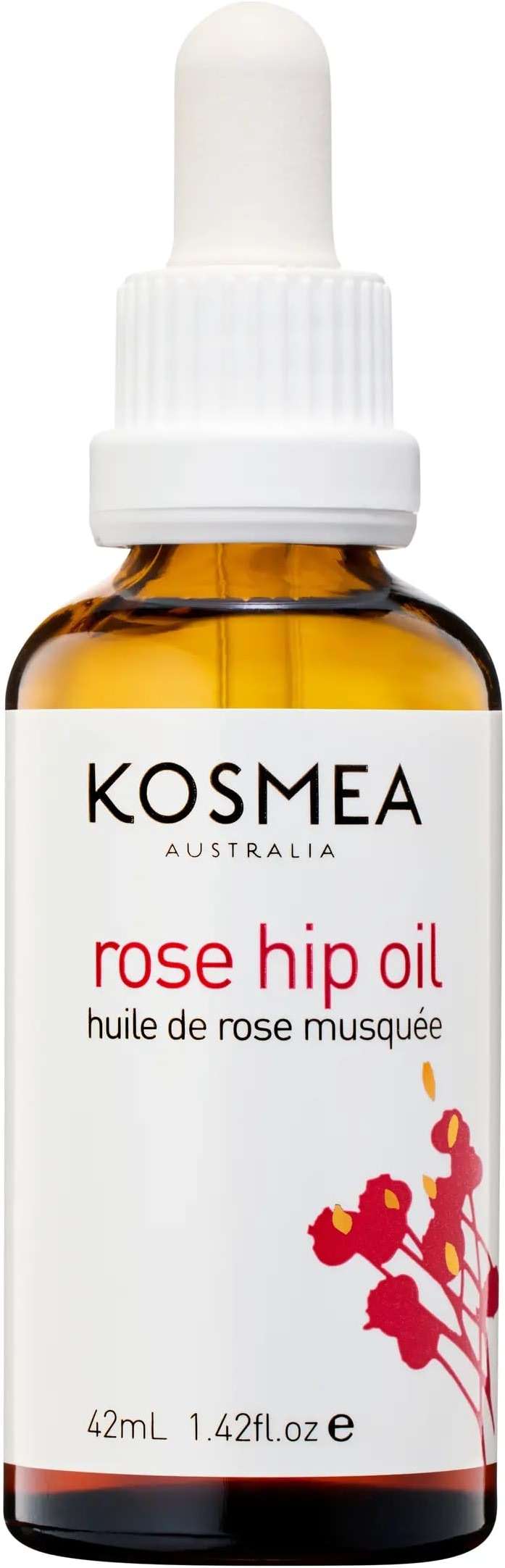 Kosmea Rosehip Oil – Sustainably Harvested, Anti-Aging Benefits for Face & Body – Premium Quality Oil Using the Entire Fruit, Seed & Skin - 1.42 fl oz - Image 1