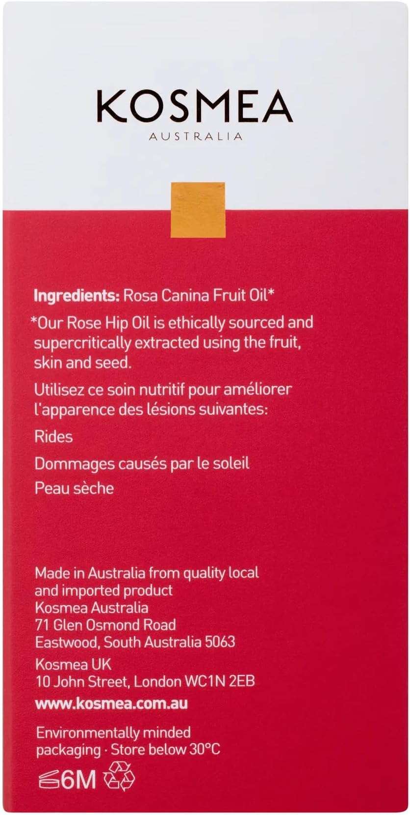 Kosmea Rosehip Oil – Sustainably Harvested, Anti-Aging Benefits for Face & Body – Premium Quality Oil Using the Entire Fruit, Seed & Skin - 1.42 fl oz - Image 6