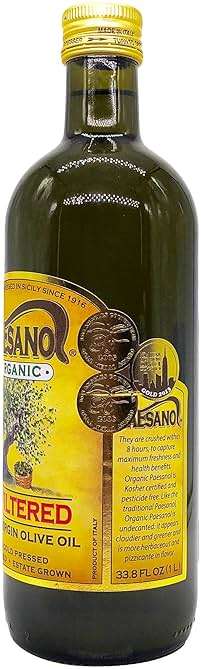 Paesanol ORGANIC UNFILTERED Extra Virgin Olive Oil 33.8 Fl Oz Glass - Image 4