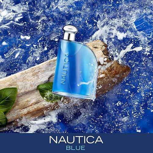 Nautica Blue Eau de Toilette 3.4 fl oz (Pack of 1), Notes of Basil, Jasmine, and Cedarwood, Men's Fragrance, Long Lasting, Everyday Fragrance, Travel Size - Image 3