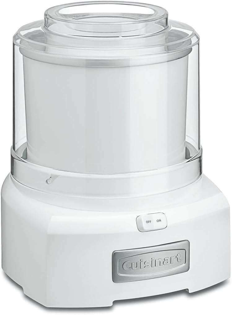 Cuisinart Ice Cream Maker, 1.5 Quart Double Insulated, Sorbet and Frozen Yogurt Maker, Ready in 20 Minutes, ICE-21P1, White - Image 11
