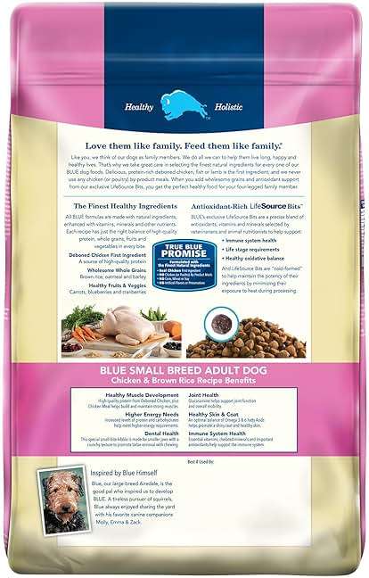 Blue Buffalo Life Protection Formula Chicken & Brown Rice Small Breed Adult Dry Dog Food, Supports Immunity with Antioxidant-Rich LifeSource Bits, Promotes Healthy Muscles, Skin & Coat Health, 15 lbs. - Image 2