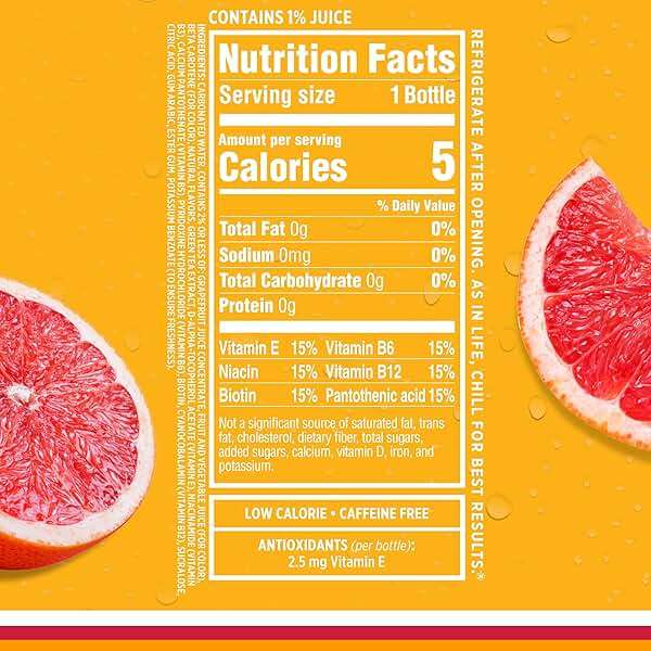 Sparkling Ice, Pink Grapefruit Sparkling Water, Zero Sugar Flavored Water, with Antioxidants and Vitamins, Zero Sugar, 17 fl oz Bottles (Pack of 12) - Image 2