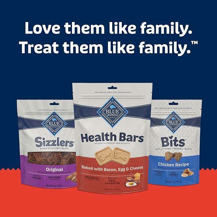Blue Buffalo Health Bars Crunchy Dog Biscuits, Oven-Baked with Natural Ingredients, Bacon, Egg & Cheese, 16-oz Bag - Image 8
