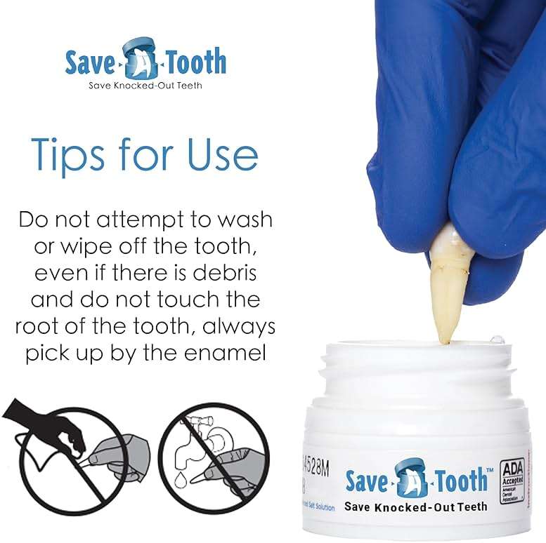 Save-A-Tooth Preservation Kit - Prevent Permanent Tooth Loss, Save Knocked Out Teeth for up to 24 Hours - Tooth Saver Made in the USA by SmartPractice - Keep in your Kit Bag for a Tooth Emergency - Image 5