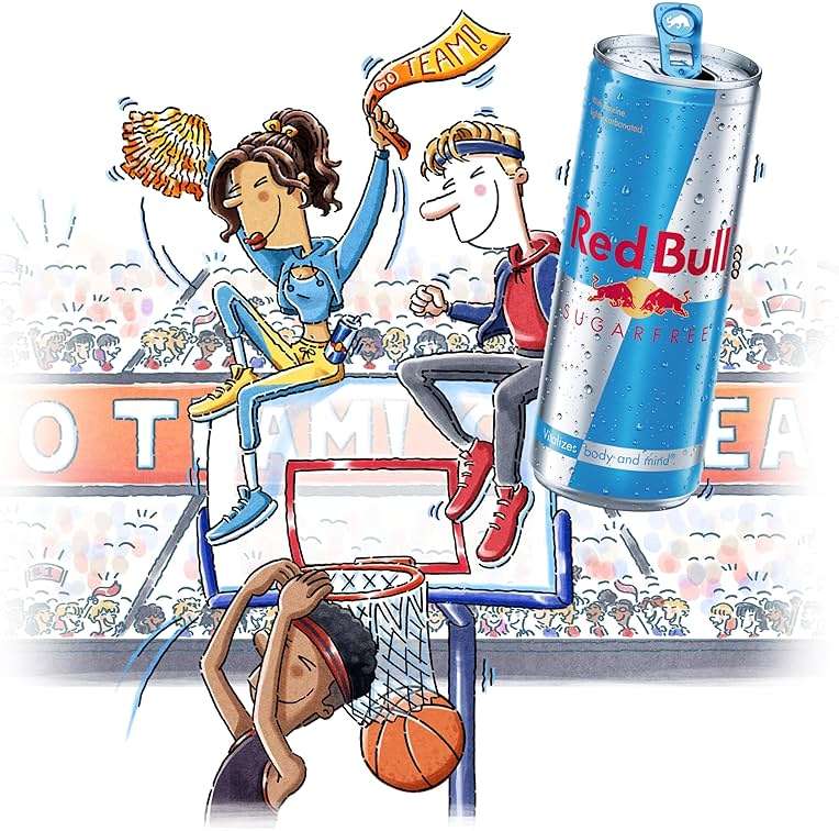 Red Bull Sugar Free Energy Drink with 114mg Caffeine plus Taurine & B Vitamins, 12 Fl Oz, Pack of 24 Cans - Image 3