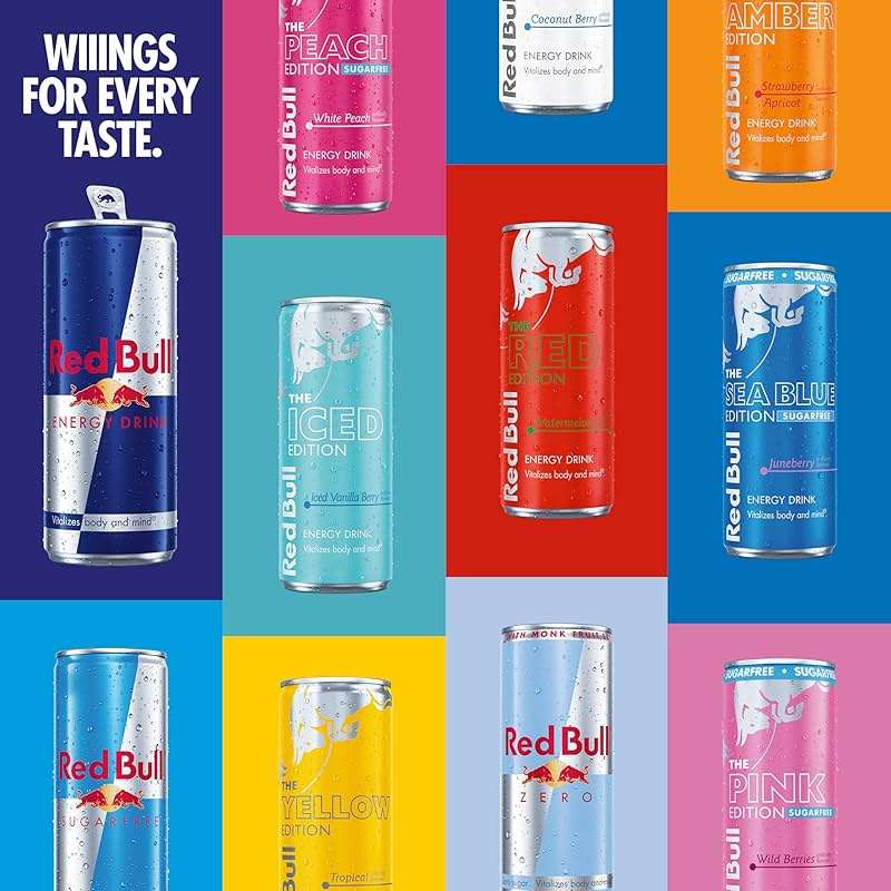 Red Bull Sugar Free Energy Drink with 114mg Caffeine plus Taurine & B Vitamins, 12 Fl Oz, Pack of 24 Cans - Image 6