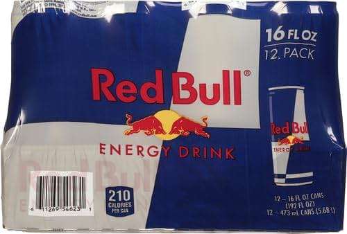Red Bull Energy Drink with 151mg Caffeine plus Taurine & B Vitamins, 16 Fl Oz, Pack of 12 Cans - Image 4