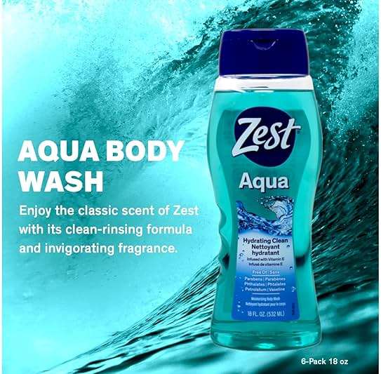 Zest Body Wash, Aqua, 18 Ounce, 2 Pack - Image 5