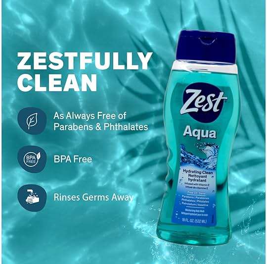 Zest Body Wash, Aqua, 18 Ounce, 2 Pack - Image 6
