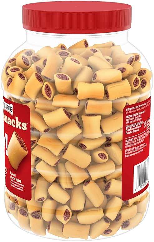 Milk-Bone MaroSnacks Small Dog Treats with Real Bone Marrow, 40 Oz. Canister - Image 3