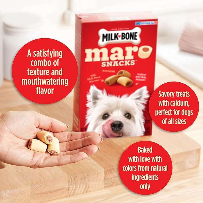 Milk-Bone MaroSnacks Small Dog Treats with Real Bone Marrow, 40 Oz. Canister - Image 5