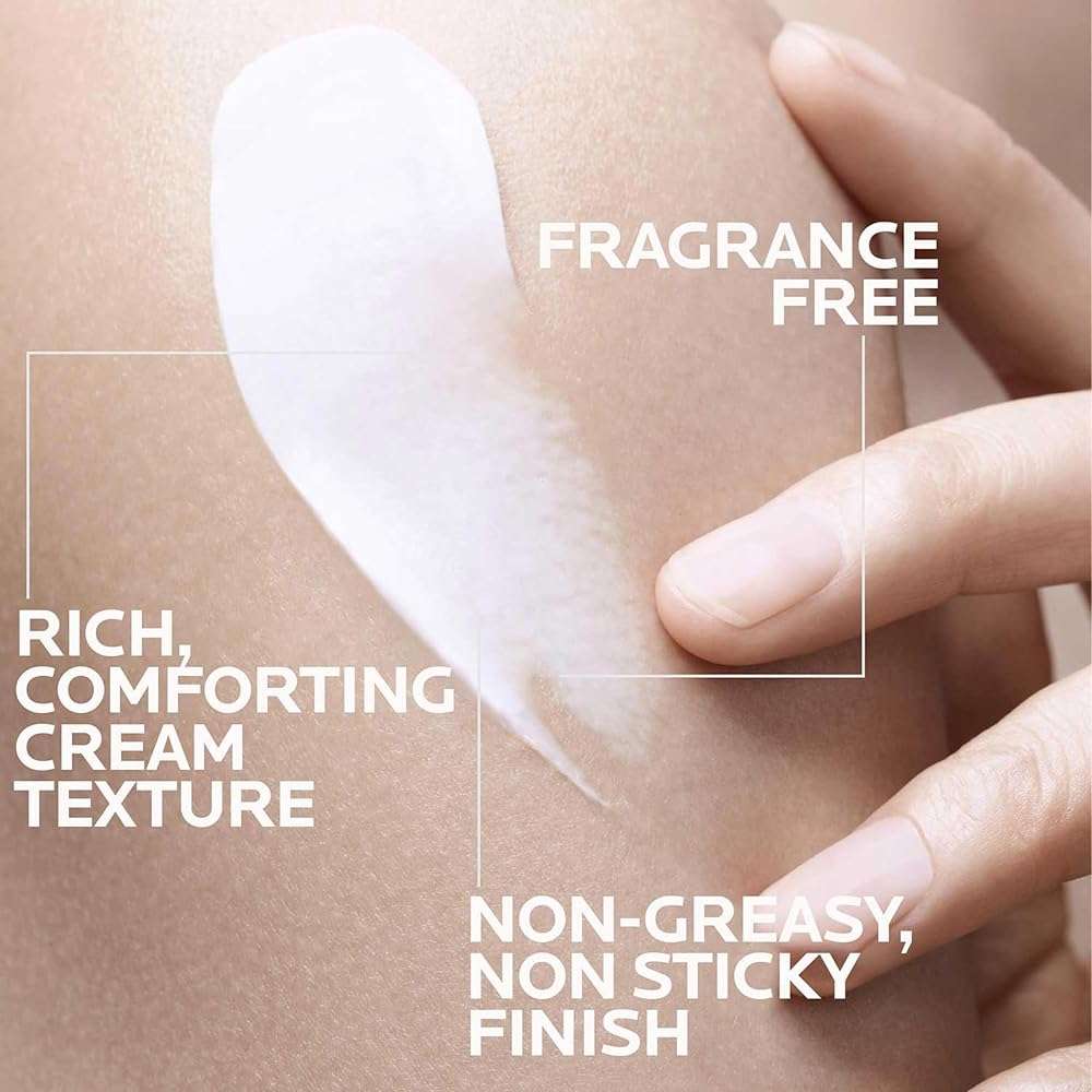 La Roche-Posay Lipikar AP+MAX Triple Repair Moisturizing Body Cream | Face & Body Lotion for Dry Skin with Shea Butter & Niacinamide | Gentle Moisturizer for Very Dry, Rough & Sensitive Skin - Image 3