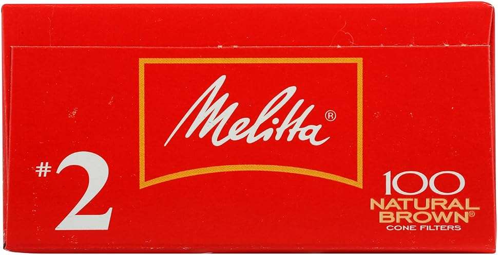 Melitta #2 Cone Coffee Filters, Natural Brown, 100 Count - Fits all 2-6 Cup Cone Coffee Makers and 1-cup Pour-Over Brewers, Compostable, Tear-Resistant, Made in USA - Image 4