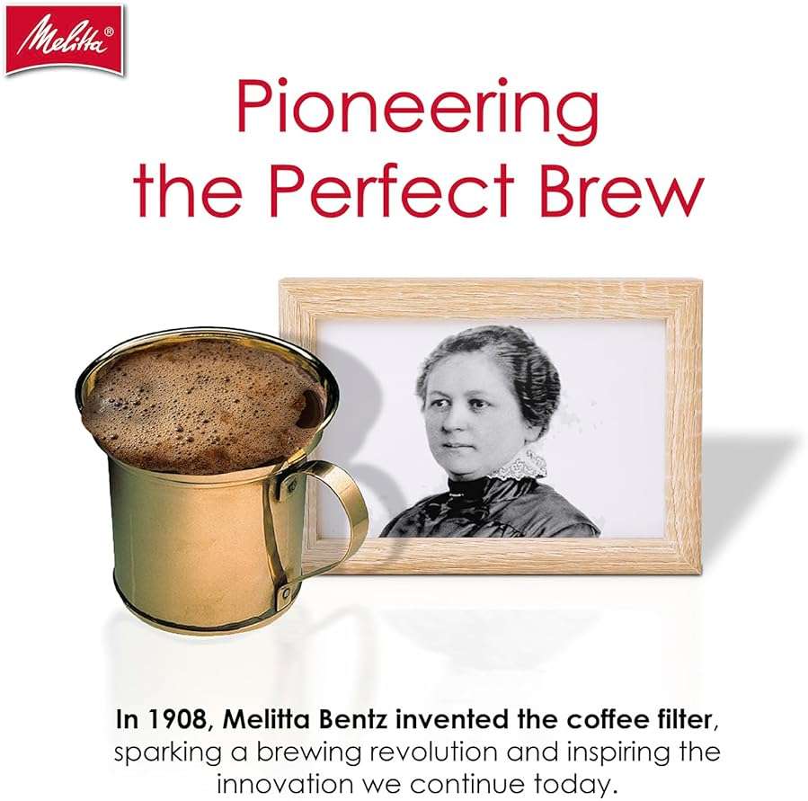 Melitta #2 Cone Coffee Filters, Natural Brown, 100 Count - Fits all 2-6 Cup Cone Coffee Makers and 1-cup Pour-Over Brewers, Compostable, Tear-Resistant, Made in USA - Image 5