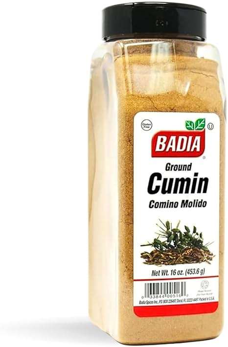 Badia Ground Cumin, 16 oz – Comino Powder for Authentic Aromatic Flavor in Cooking, Baking & Seasoning - Image 1