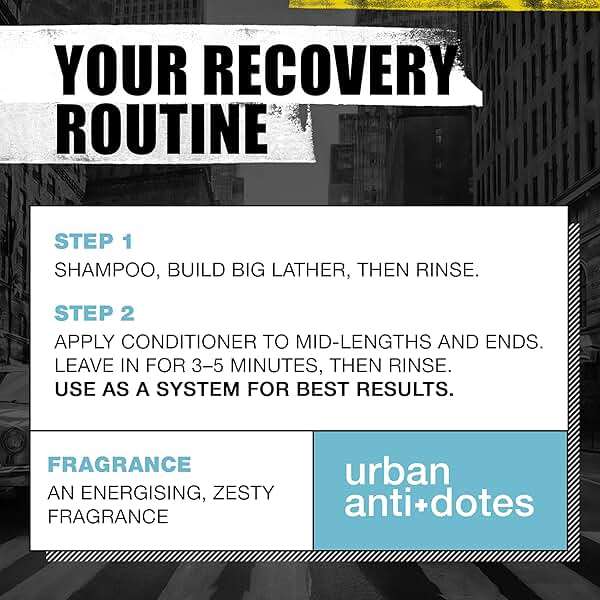 TIGI Bed Head Urban Antidotes Recovery Shampoo and Conditioner Set for Dry, Damaged Hair, 25.36 fl oz, 2 Count - Image 7