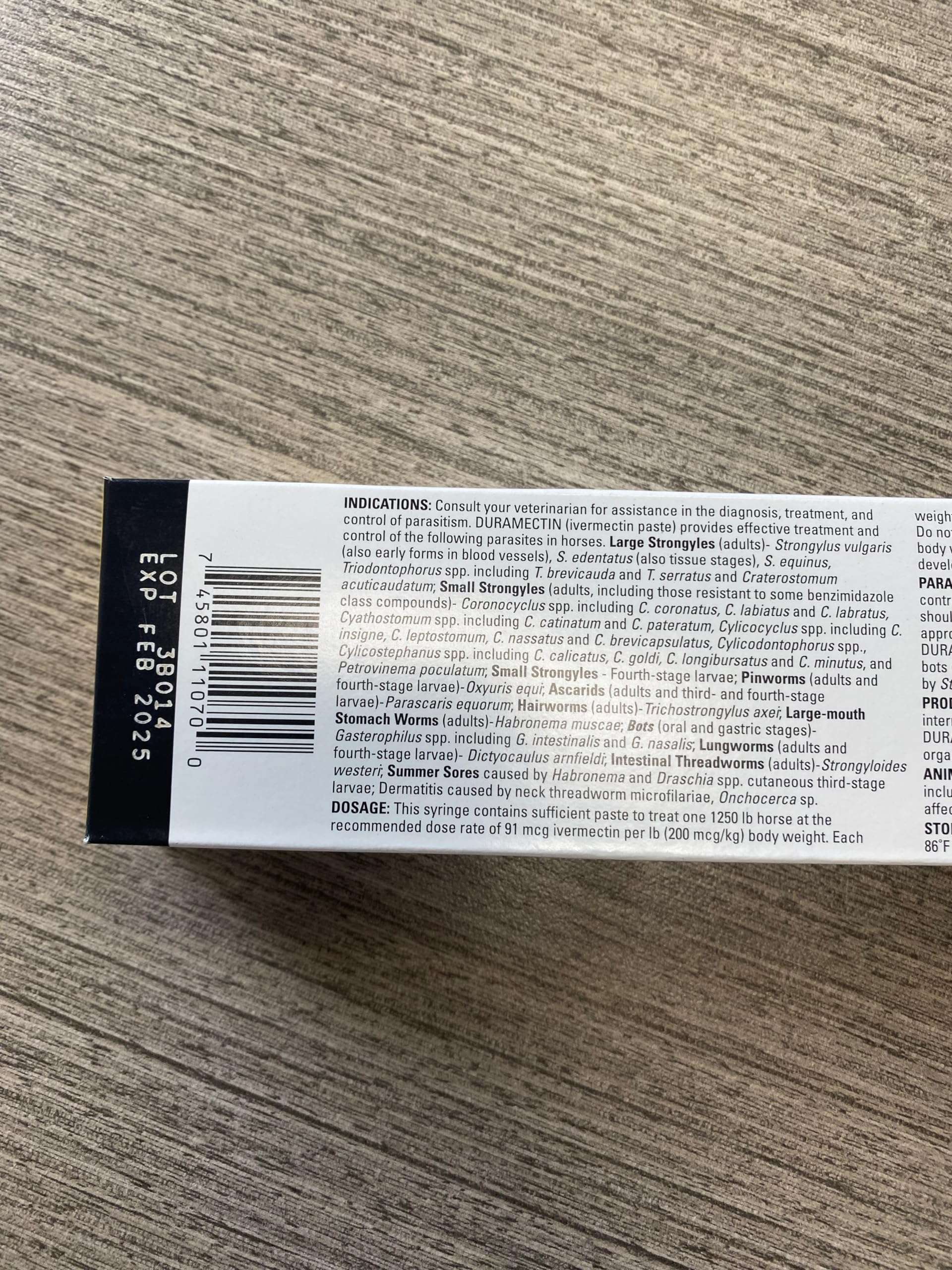 Duramectin Ivermectin Paste 1.87% for Horses, 0.21 oz - Image 8