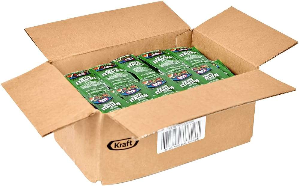 Kraft Golden Italian Salad Dressing Single Serve Packet (0.44 oz Packets, Pack of 200) - Image 8