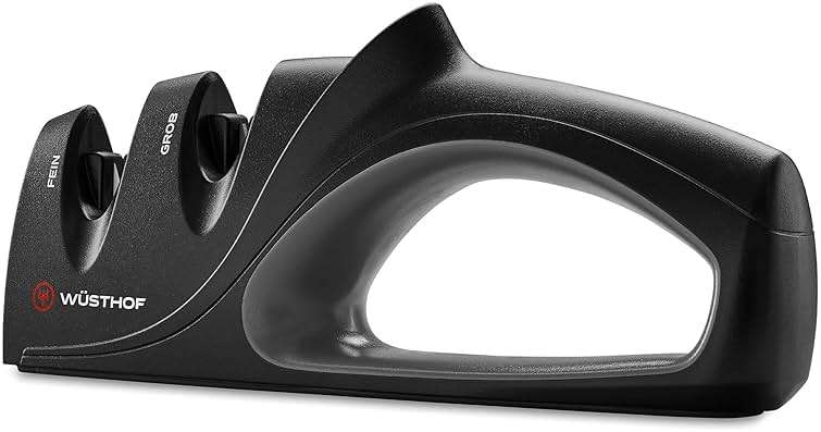 WÜSTHOF 2-Stage Hand-Held Sharpener, Black - Image 3