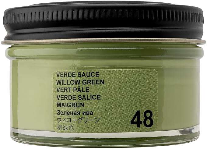 Tarrago Shoe Cream Professional Shoe Polish for Leather Boots, Shoes, Purse, Furniture Eco Friendly Leather Conditioner 1.7oz - Willow Green #48 - Image 2