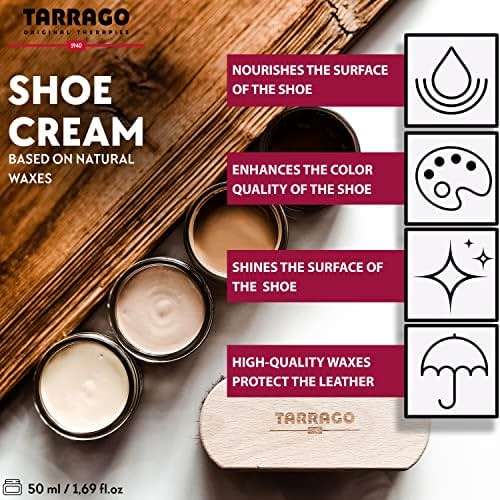 Tarrago Shoe Cream Professional Shoe Polish for Leather Boots, Shoes, Purse, Furniture Eco Friendly Leather Conditioner 1.7oz - Red #12 - Image 7