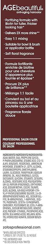 AGE beautiful Permanent Hair Color Cream, 100% Gray Coverage Hair Dye with Biotin Anti-Aging Formula for Fuller, Thicker Hair, Professional Salon Quality - Image 8