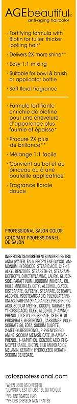 AGE beautiful Permanent Hair Color Cream, 100% Gray Coverage Hair Dye with Biotin Anti-Aging Formula for Fuller, Thicker Hair, Professional Salon Quality - Image 8