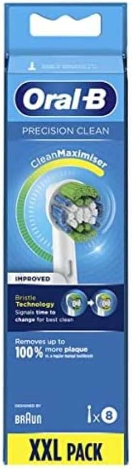 Oral-B Precision Clean Toothbrush Heads Pack of 8 - Image 1
