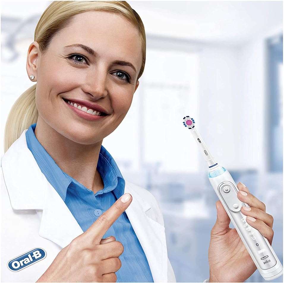 Oral-B 3D White Toothbrush Heads Pack of 4 Replacement Refills for Electric Rechargeable Toothbrush - Image 7