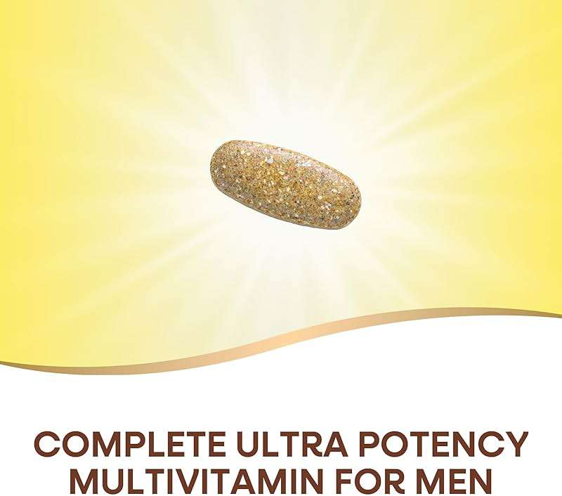 Nature's Way Alive! Men’s Once Daily Ultra Potency Multivitamin Tablets, Complete High Potency Men’s Daily Vitamin Promotes Heart & Muscle Function*, B-Vitamins, Zinc and Antioxidants, 60 Tablets - Image 3