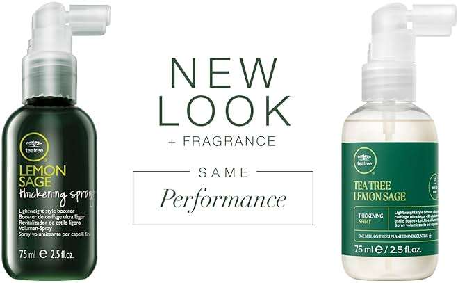 Tea Tree Lemon Sage Thickening Spray, Builds Body + Boosts Volume, For Fine Hair - Image 2