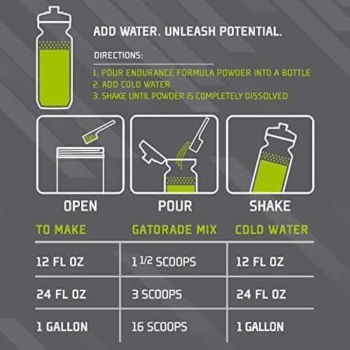 Gatorade Endurance Formula Powder, Lemon Lime, 32 Ounce (Pack of 1) (Packaging may vary) - Image 6