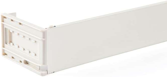 Kenney 506AP Classic 2.5 Adjustable Projection, 28 to 48-Inch Wide Pocket Curtain Rod, White - Image 1