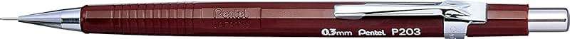 Pentel P200 Series Auto Mechanical Pencil Set of 4-0.3/0.5/0.7/0.9mm - Image 5