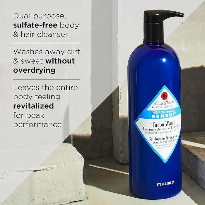 Jack Black Body & Hair Cleanser – Mens Body Wash, Mens Shampoo, Skin Care, Hair Care, Body Wash Men, Sulfate–Free - Image 7