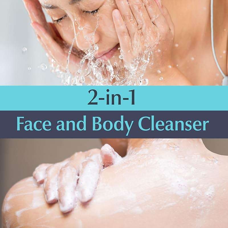 Eucerin Advanced Repair Cleansing Body and Face Cleanser, Gentle Face and Body Wash for Normal to Dry, Sensitive Skin, Soap Free and Unscented, 16.9 FL OZ Bottle - Image 3