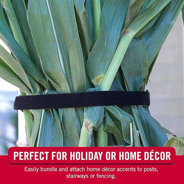VELCRO Brand ONE-WRAP Roll Black | 30 Ft x 1-1/2 In | Reusable Self-Gripping Hook and Loop Tape | Cut Straps to Bundle Tie Materials and Tools in Garage Shed or Worksite - Image 5