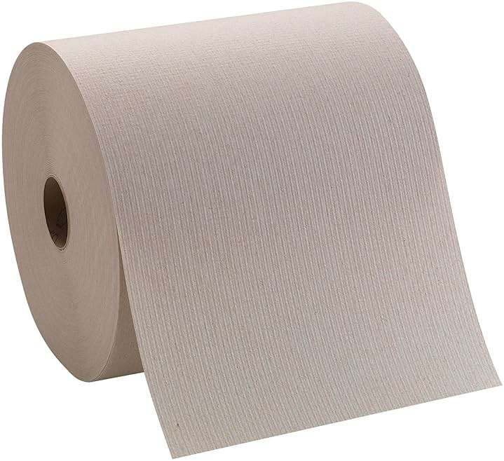 Georgia-Pacific Pacific Blue Basic Recycled Hardwound Paper Towel Rolls by GP PRO (Georgia-Pacific); Brown; 26301; 800 Feet Per Roll; 6 Rolls Per Case - Image 3