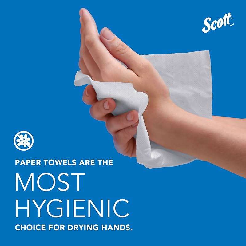 Scott Professional Universal 100% Recycled Fiber Hard Roll Paper Towels, Bulk (01052), Hardwound 1.5' Core, Absorbency Pockets, Compressed, White (12 Rolls at 800' Each, 9,600'/Case) - Image 6