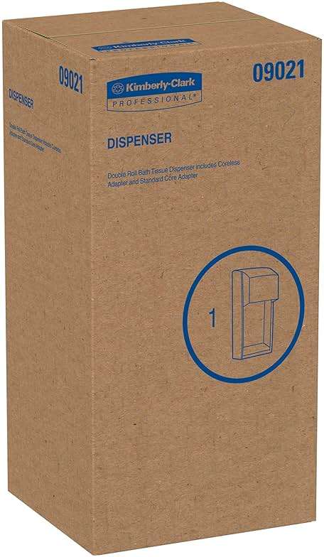 Scott Professional Vertical Standard Roll Toilet Paper Dispenser (09021), Dual Capacity, Black, 6.0"x13.6"x6.6" (Qty 1) - Image 6