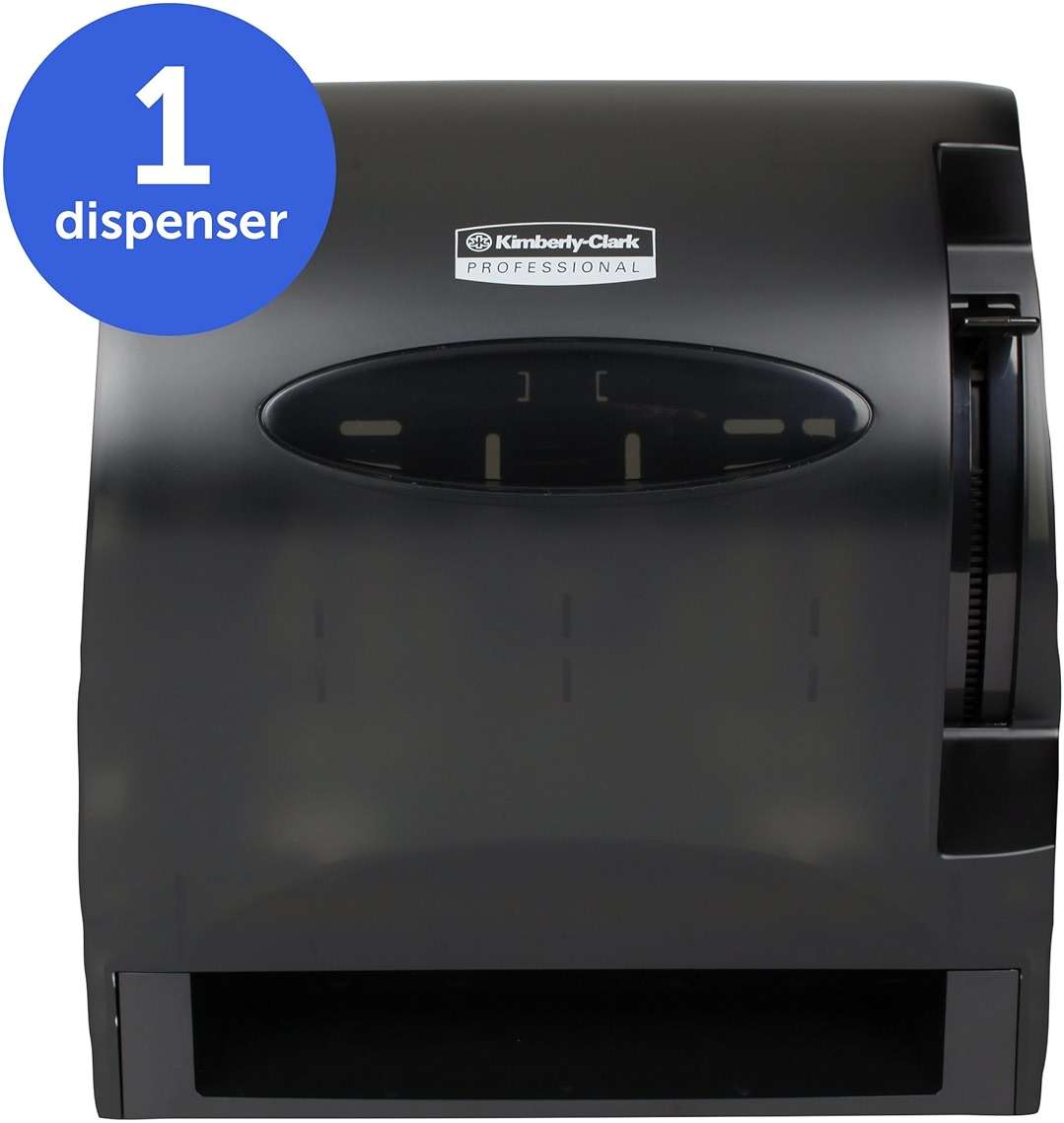 Kimberly-Clark Professional LEV-R-MATIC Manual Hard Roll Towel Dispenser (09765), Black, for 1.5" Core Towels, 11.75x13.75"x9.25" (Qty 1) - Image 2