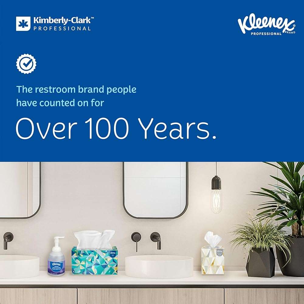 Kleenex® Universal Hard Roll Paper Towels, Bulk (50606), Hardwound 1.75" Core, Premium Absorbency Pockets™, White, (600'/Roll, 6 Rolls/Case, 3,600'/Case) - Image 3