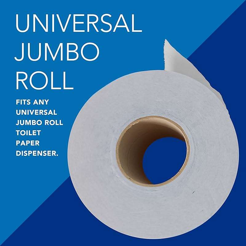 Scott Professional 100% Recycled Fiber High-Capacity Jumbo Roll Toilet Paper, Bulk (67805), 2-Ply, Septic Safe, White, Non-Perforated (12 Rolls at 1,000' Each, 12,000'/Case) - Image 7