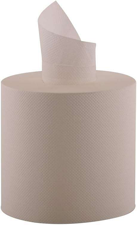 Boardwalk BWK6400 6400 Center-Pull Hand Towels, 2-Ply, Perforated, 7 7/8" x 10", 600 Sheets Per Roll (Case of 6 Rolls) - Image 2