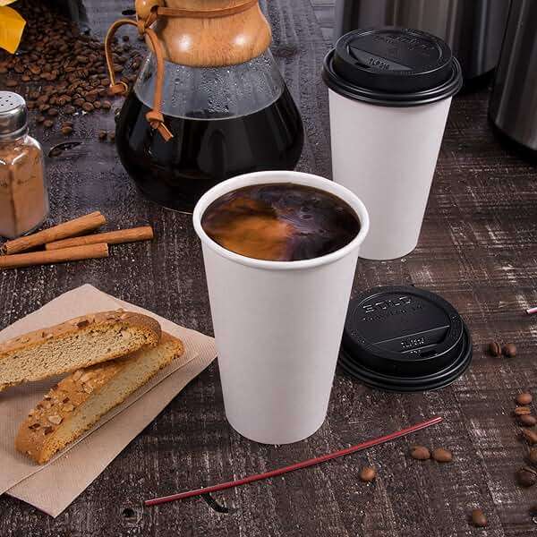 Solo Foodservice 316W 16 Oz. White Paper Hot Cup noHandle Singlepoly (1000-Pack) - Image 2