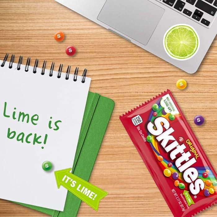SKITTLES Original Chewy Candy, Full Size - 2.17 oz, 36 Ct Bulk Candy Pack - Image 7