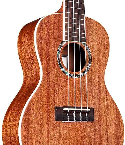 Cordoba 15CM Concert Ukulele - Hand Crafted With Mahogany Top, Back & Sides, Authentic Abalone Rosette & Satin Finish & Premium Italian Aquila Strings - For Beginners & Professionals - Image 4
