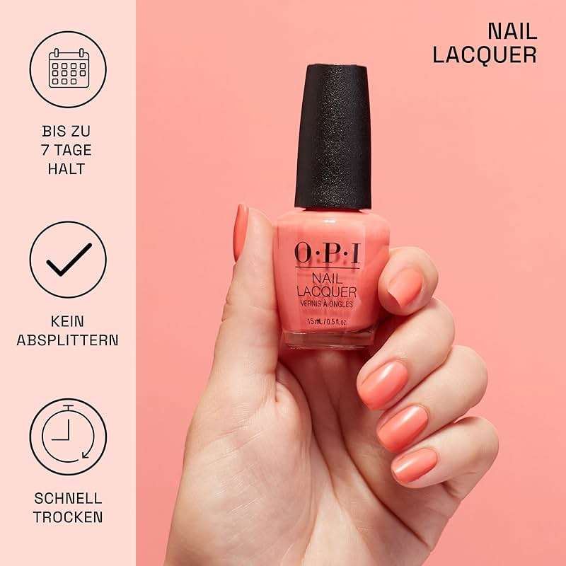 OPI Nail Lacquer Classic Nail Polish Colors | Nude & Brown Shades | Crème, Shimmer, and Glitter Chip Resistant Nail-Polish | Fast Drying, Streak-free Formula | 0.5 Fl Oz - Image 4